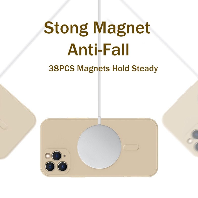 Beige MagSafe Strap Case