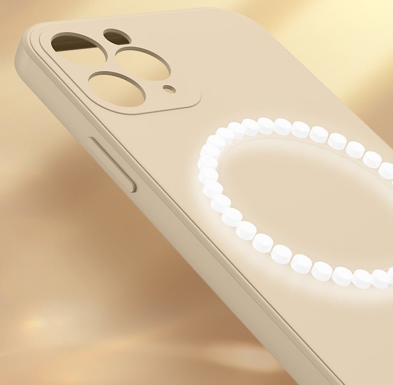 Beige MagSafe Strap Case