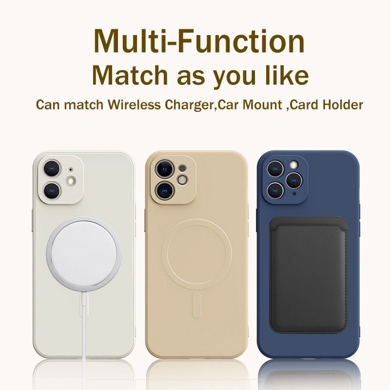 Beige MagSafe Strap Case
