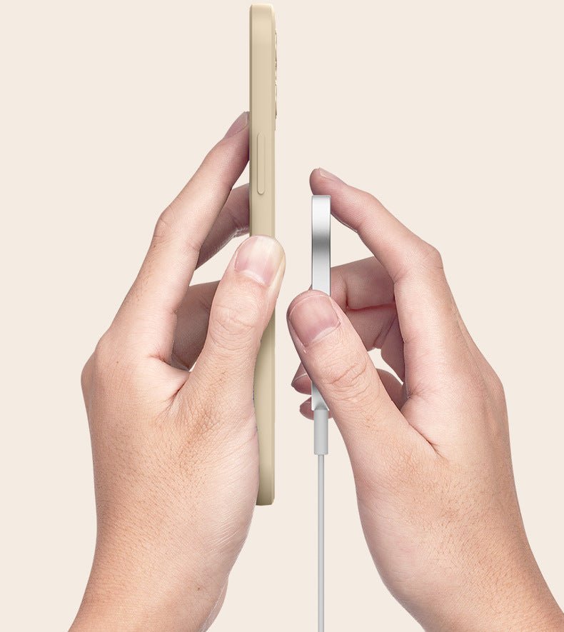 Beige MagSafe Strap Case