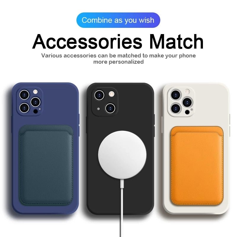 Cyan MagSafe Silicone Case