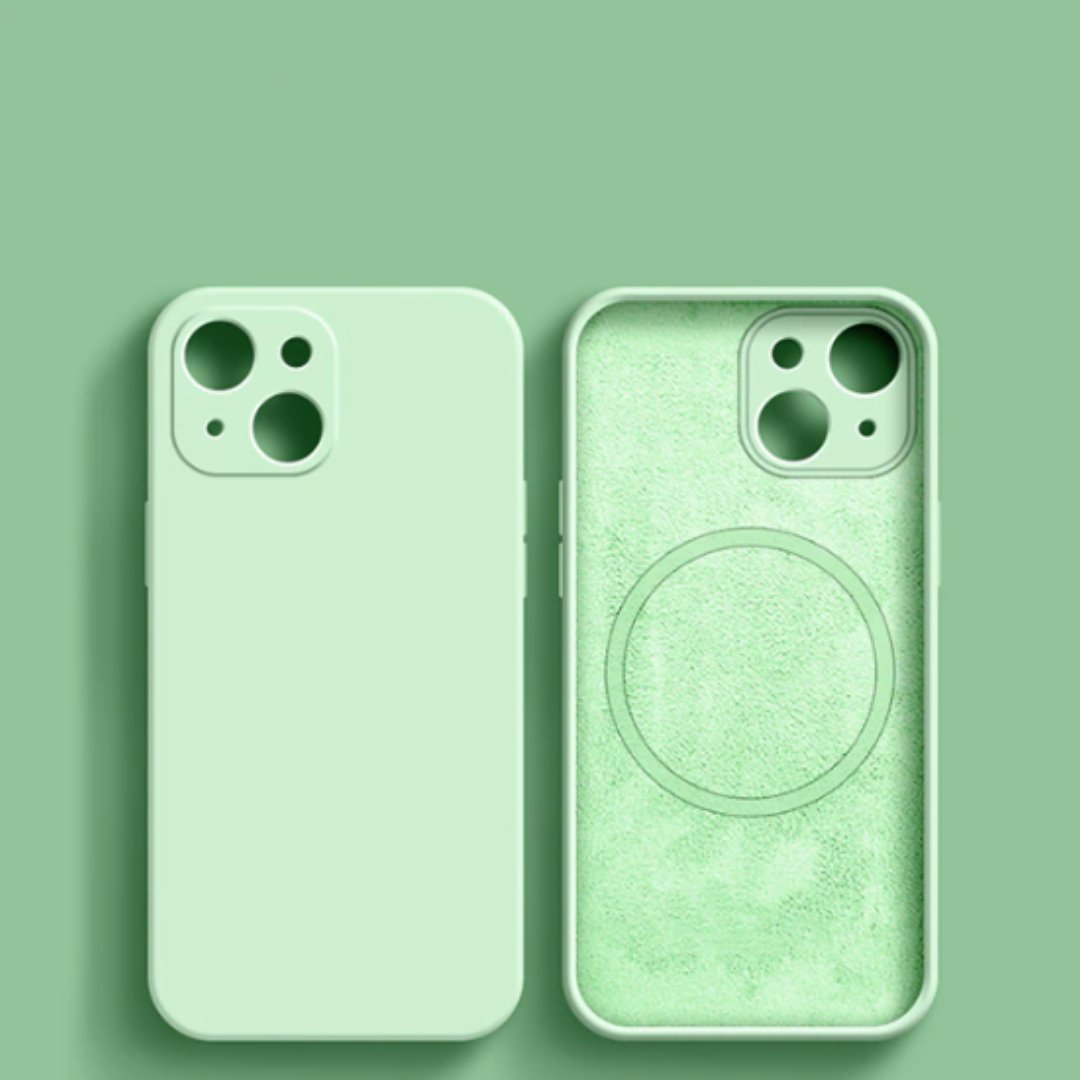 Cyan MagSafe Silicone Case
